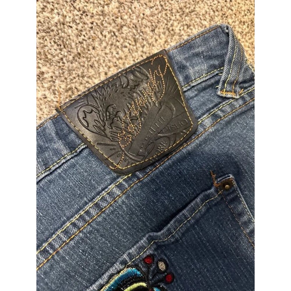 Ed hardy jeans 38 geisha girl snug fit womens - Picture 12 of 12